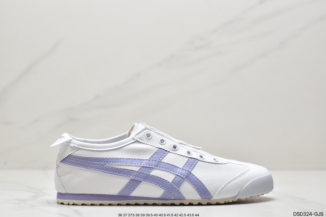 100 Asics 亚瑟士 Onitsuka Tiger 鬼冢虎 帆布原装四联吊牌休闲鞋