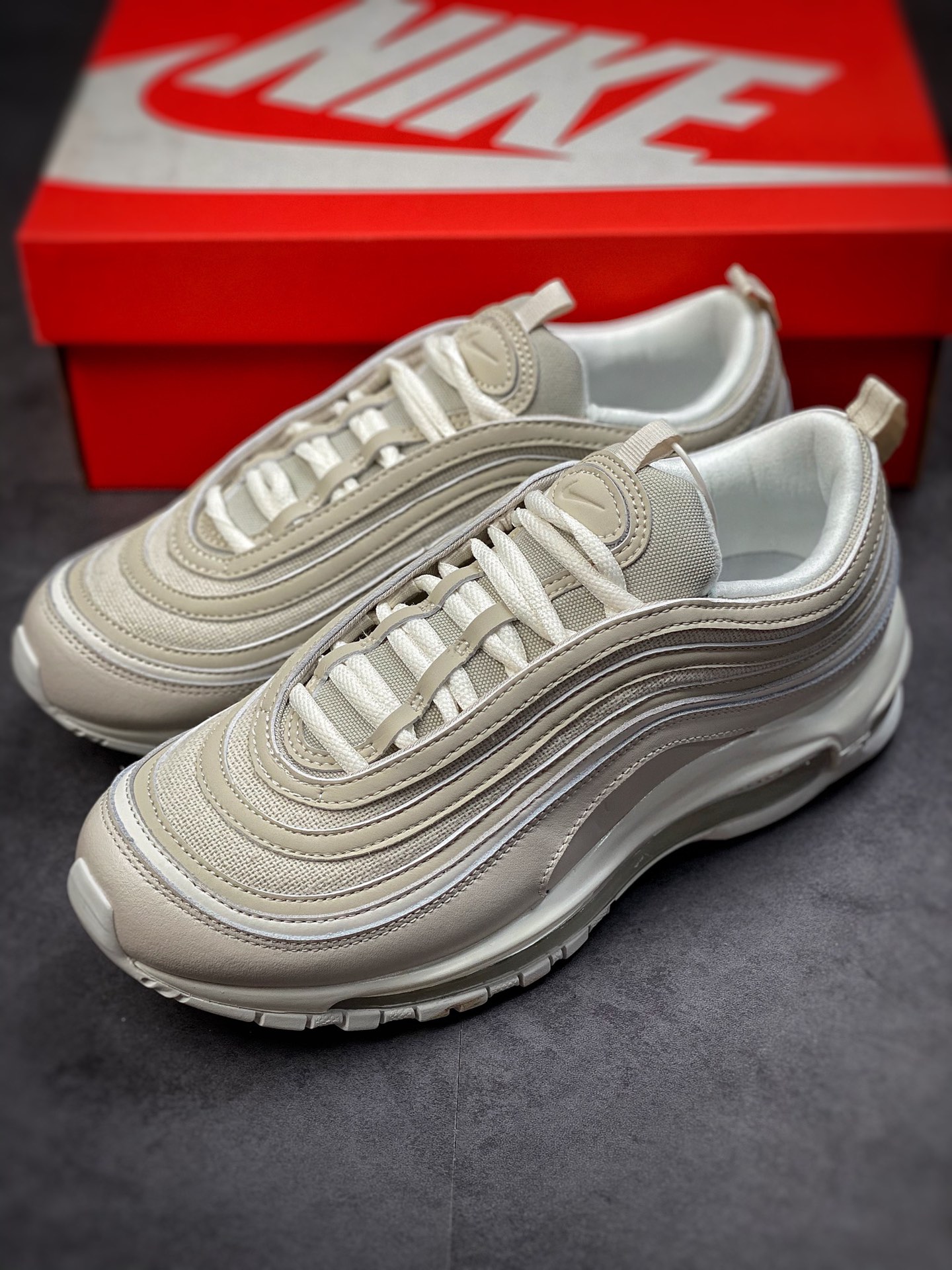 240  Nike Air Max 97”Burlap”子弹低帮跑步鞋DJ9978-001