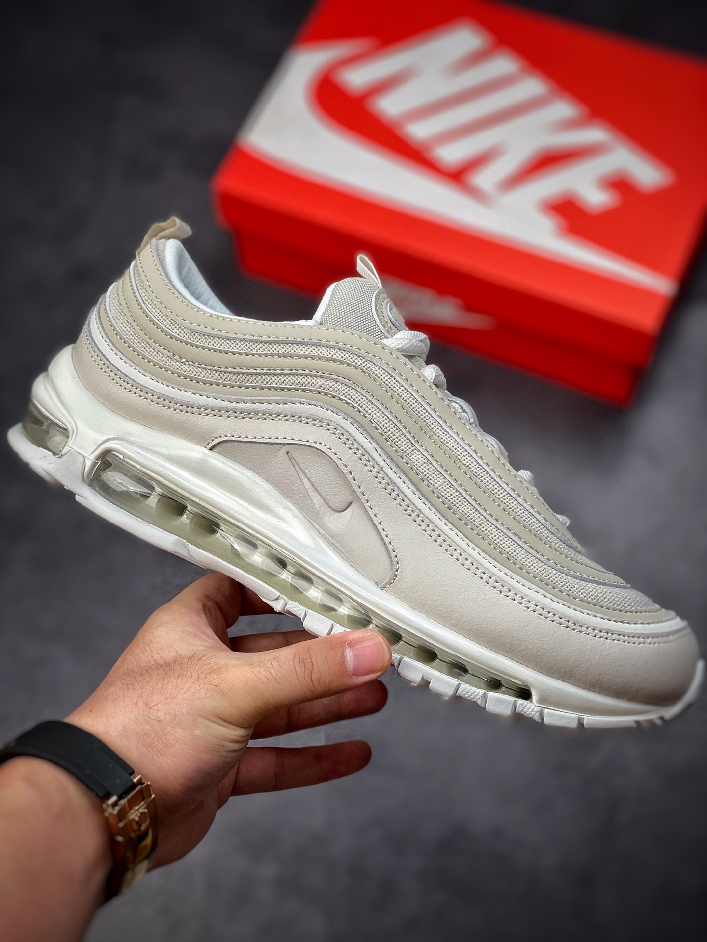 240  Nike Air Max 97”Burlap”子弹低帮跑步鞋DJ9978-001