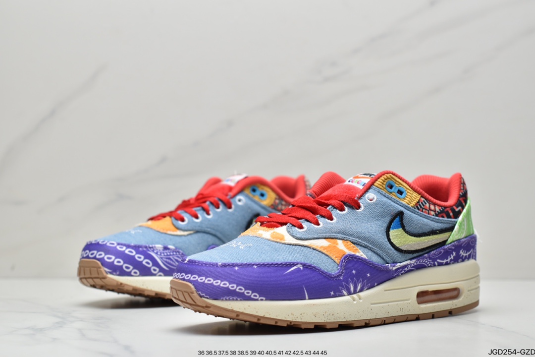 Nike Nike Air Max 1 OG original retro air cushion all-match casual sports jogging shoes DN1803-500-Top High Quatity Cheap Sneakers Fashion Clothing Clothes Bags handbags Shoes of all Brand wholesale With The best Quality And Beautiful Price from China Factory Chinese suppliers wholesaler seller Nike Nike Air Max 1 OG original retro air cushion all-match casual sports jogging shoes DN1803-500