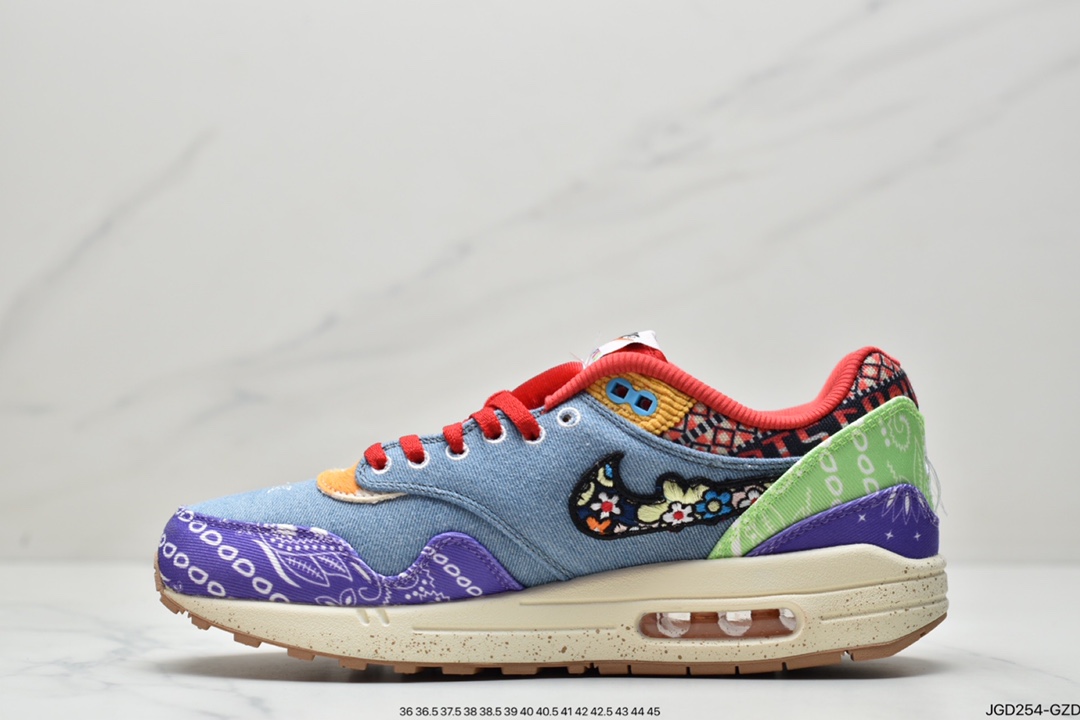 Nike Nike Air Max 1 OG original retro air cushion all-match casual sports jogging shoes DN1803-500-Top High Quatity Cheap Sneakers Fashion Clothing Clothes Bags handbags Shoes of all Brand wholesale With The best Quality And Beautiful Price from China Factory Chinese suppliers wholesaler seller Nike Nike Air Max 1 OG original retro air cushion all-match casual sports jogging shoes DN1803-500
