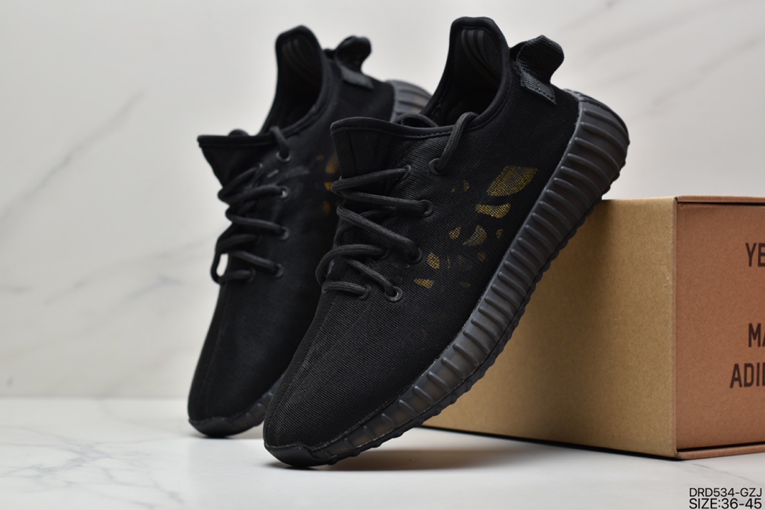 Adidas Yeezy Boost 350 V2 yeezy Versatile Lightweight Popcorn Midsole Casual Sports Jogging Shoes