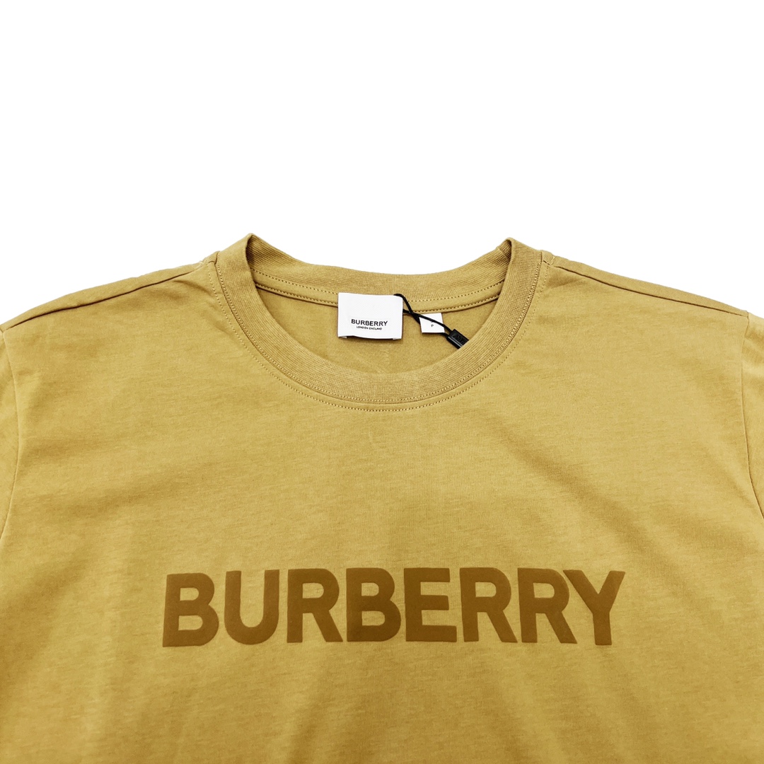 160 Burberry/巴宝莉 22ss发泡徽标字母logo短袖T恤