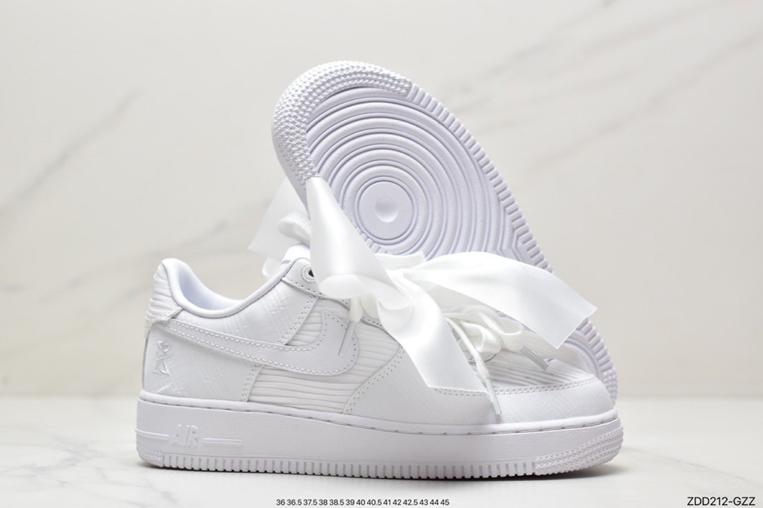Nike Wmns Air Force 1 '07 LX Low ”Triple White” Air Force Bugle Sneakers ”White Silk Bow” DV4244-111-Top High Quatity Cheap Sneakers Fashion Clothing Clothes Bags handbags Shoes of all Brand wholesale With The best Quality And Beautiful Price from China Factory Chinese suppliers wholesaler seller Nike Wmns Air Force 1 '07 LX Low ”Triple White” Air Force Bugle Sneakers ”White Silk Bow” DV4244-111