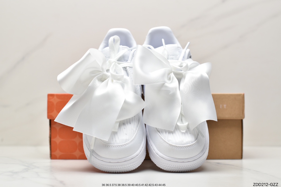 Nike Wmns Air Force 1 '07 LX Low ”Triple White” Air Force Bugle Sneakers ”White Silk Bow” DV4244-111-Top High Quatity Cheap Sneakers Fashion Clothing Clothes Bags handbags Shoes of all Brand wholesale With The best Quality And Beautiful Price from China Factory Chinese suppliers wholesaler seller Nike Wmns Air Force 1 '07 LX Low ”Triple White” Air Force Bugle Sneakers ”White Silk Bow” DV4244-111