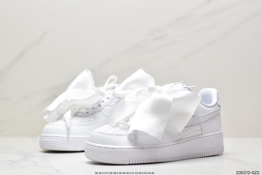 Nike Wmns Air Force 1 '07 LX Low ”Triple White” Air Force Bugle Sneakers ”White Silk Bow” DV4244-111-Top High Quatity Cheap Sneakers Fashion Clothing Clothes Bags handbags Shoes of all Brand wholesale With The best Quality And Beautiful Price from China Factory Chinese suppliers wholesaler seller Nike Wmns Air Force 1 '07 LX Low ”Triple White” Air Force Bugle Sneakers ”White Silk Bow” DV4244-111