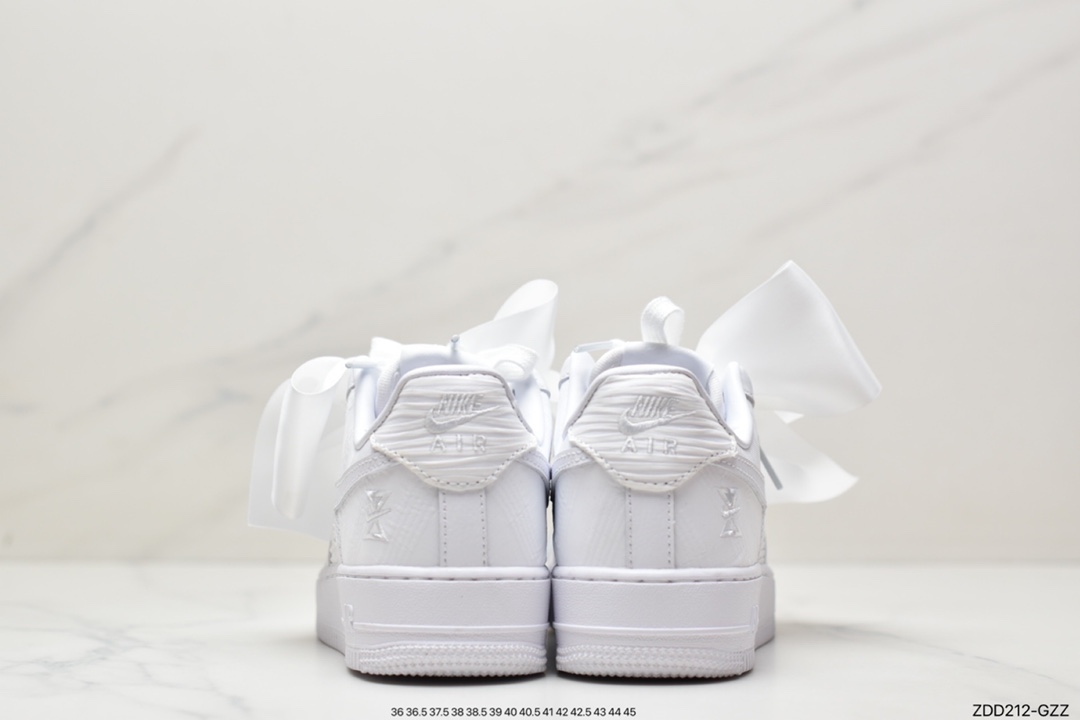 Nike Wmns Air Force 1 '07 LX Low ”Triple White” Air Force Bugle Sneakers ”White Silk Bow” DV4244-111-Top High Quatity Cheap Sneakers Fashion Clothing Clothes Bags handbags Shoes of all Brand wholesale With The best Quality And Beautiful Price from China Factory Chinese suppliers wholesaler seller Nike Wmns Air Force 1 '07 LX Low ”Triple White” Air Force Bugle Sneakers ”White Silk Bow” DV4244-111