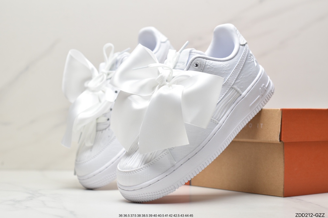 Nike Wmns Air Force 1 '07 LX Low ”Triple White” Air Force Bugle Sneakers ”White Silk Bow” DV4244-111-Top High Quatity Cheap Sneakers Fashion Clothing Clothes Bags handbags Shoes of all Brand wholesale With The best Quality And Beautiful Price from China Factory Chinese suppliers wholesaler seller Nike Wmns Air Force 1 '07 LX Low ”Triple White” Air Force Bugle Sneakers ”White Silk Bow” DV4244-111