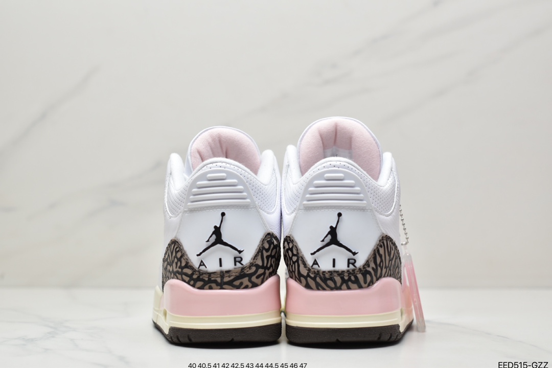 Nike Wmns Air Jordan 3 Retro ”Atmosphere” Michael Jordan AJ3 mid-top retro casual sports culture basketball shoes ”white brown pink cherry blossom mocha” CK9246-102-Top High Quatity Cheap Sneakers Fashion Clothing Clothes Bags handbags Shoes of all Brand wholesale With The best Quality And Beautiful Price from China Factory Chinese suppliers wholesaler seller Nike Wmns Air Jordan 3 Retro ”Atmosphere” Michael Jordan AJ3 mid-top retro casual sports culture basketball shoes ”white brown pink cherry blossom mocha” CK9246-102