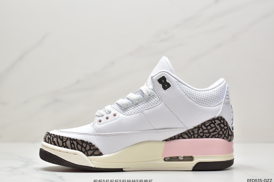 Nike Wmns Air Jordan 3 Retro ”Atmosphere” Michael Jordan AJ3 mid-top retro casual sports culture basketball shoes ”white brown pink cherry blossom mocha” CK9246-102-Top High Quatity Cheap Sneakers Fashion Clothing Clothes Bags handbags Shoes of all Brand wholesale With The best Quality And Beautiful Price from China Factory Chinese suppliers wholesaler seller Nike Wmns Air Jordan 3 Retro ”Atmosphere” Michael Jordan AJ3 mid-top retro casual sports culture basketball shoes ”white brown pink cherry blossom mocha” CK9246-102