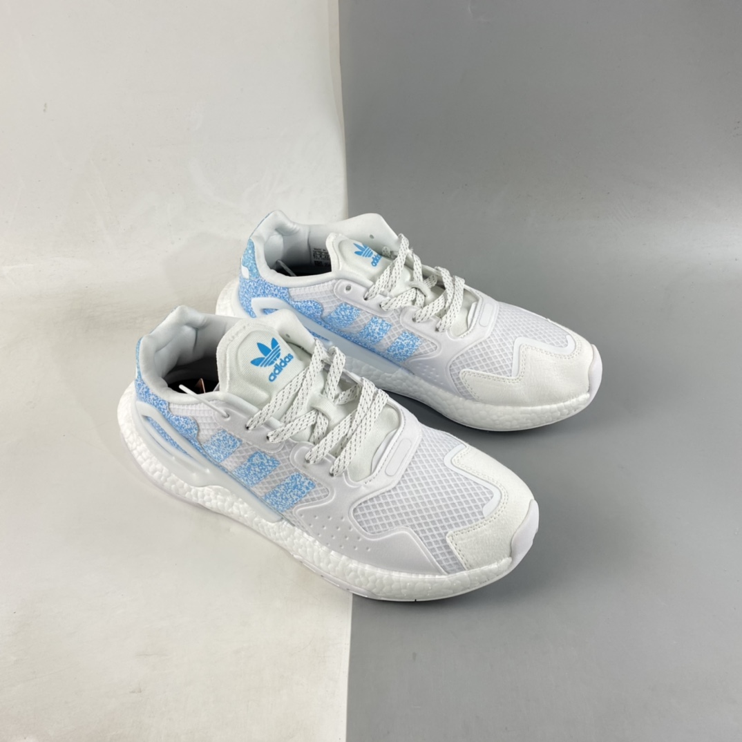 Adidas Originals 2020 Day Jogger Boost Clover 2020 Edition Jogger Series High Elastic Retro Casual Sports Running Shoes FX6165