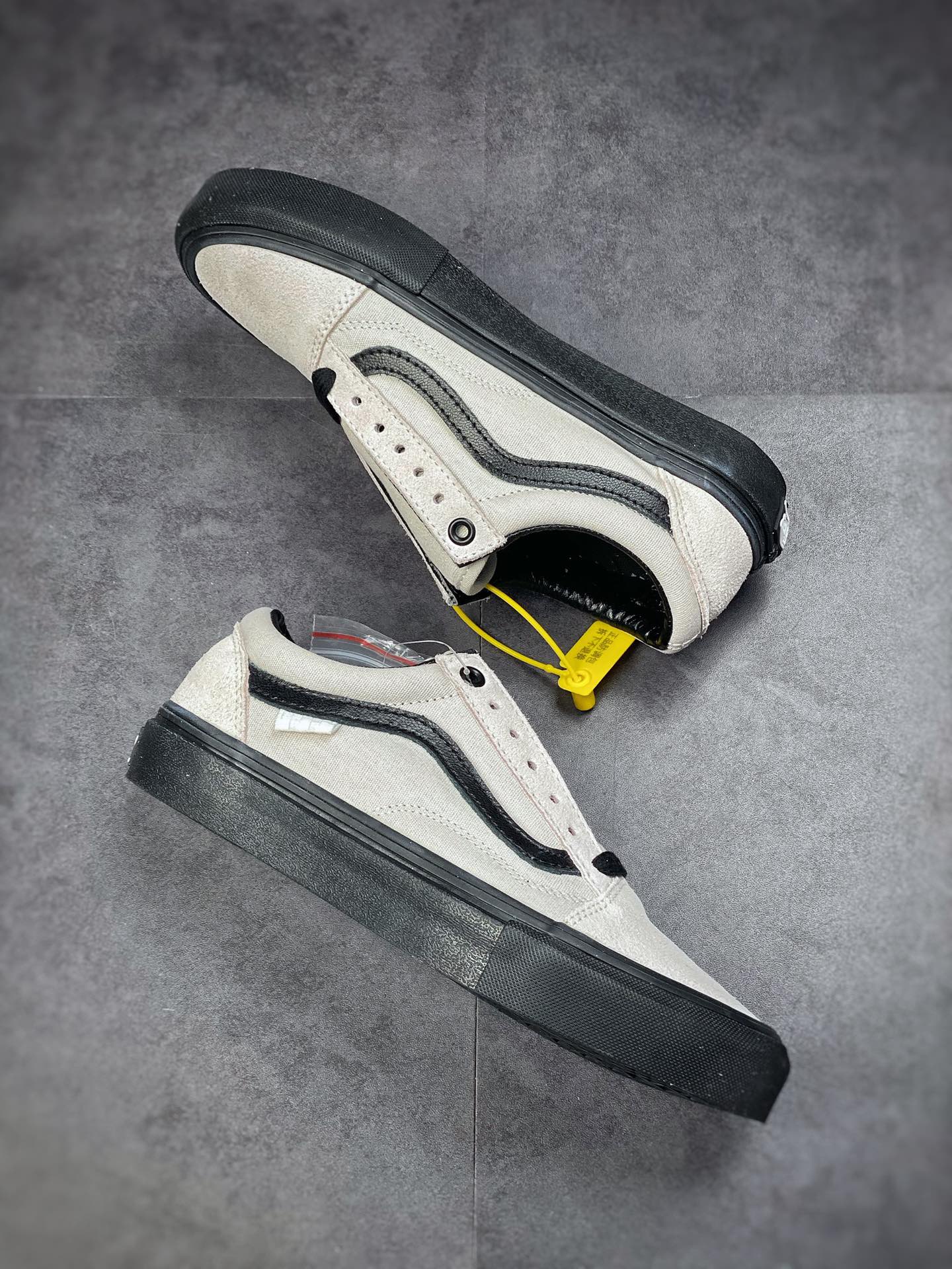 Vans Old Skool grey and black Oli Vans official help low canvas vulcanized shoes VN0A5FCBKIG