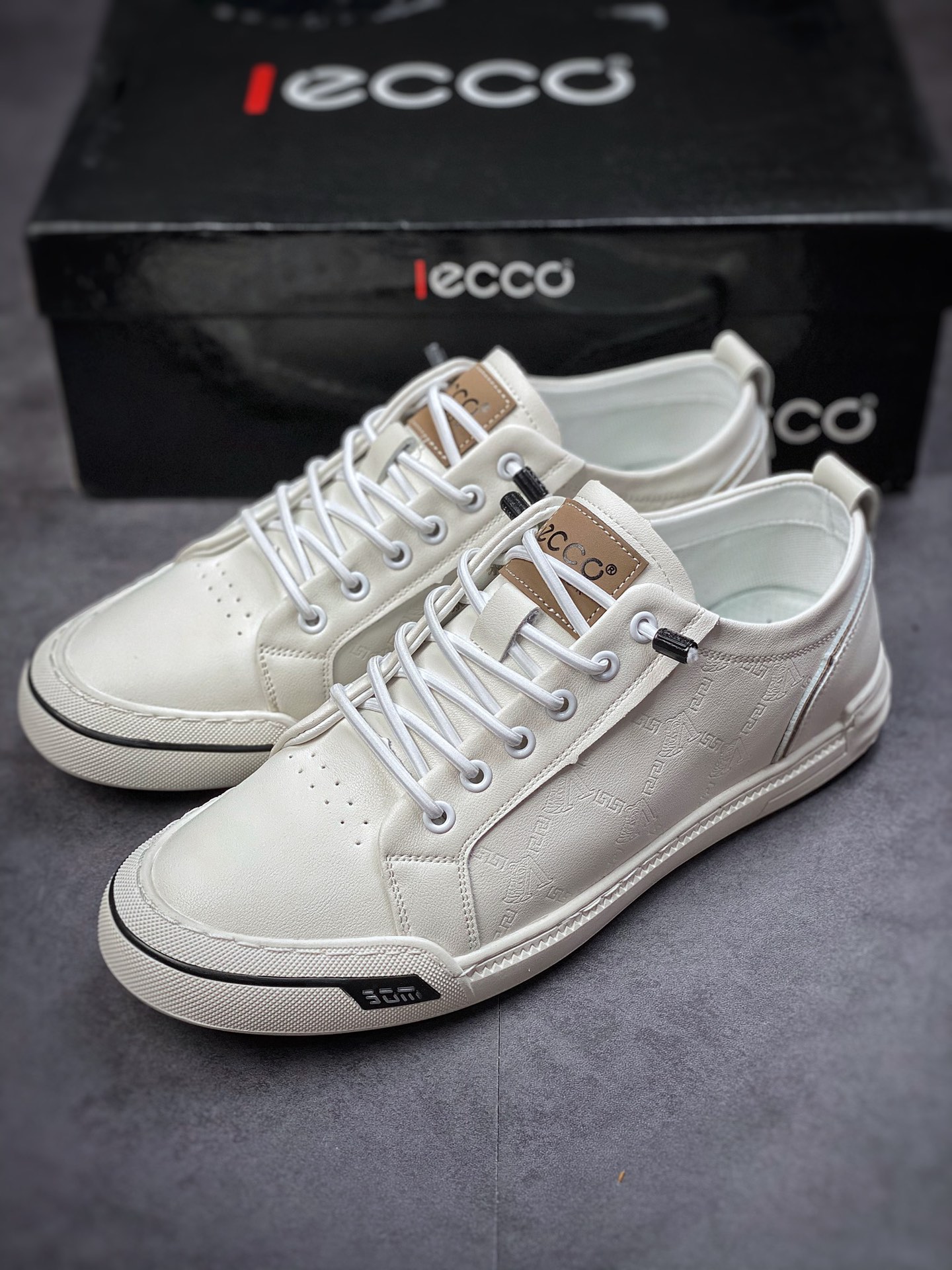 ECCO love step Huang Jingyu the same casual small leather shoes with clear texture of the first layer of calfskin