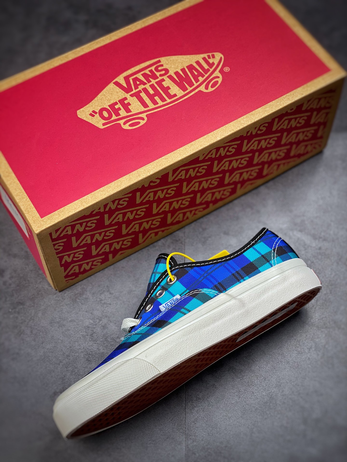 Vans Vans Official Color Anaheim Scottish Plaid Style 44 Canvas Shoes VN0A5KX4Y61