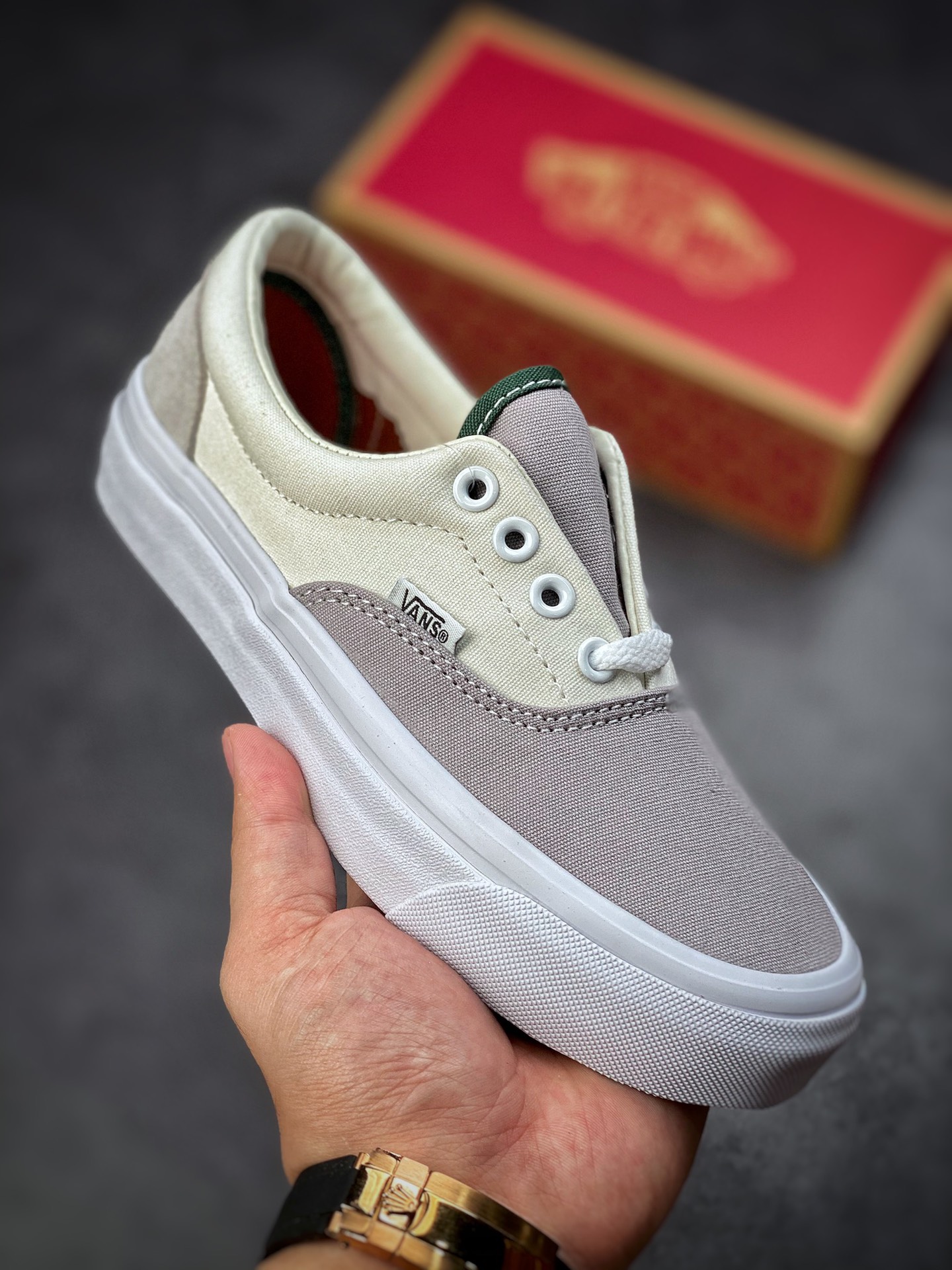 Vans Vans Official Adsum x Vans Vault 2022 Joint Grey and White Stitching