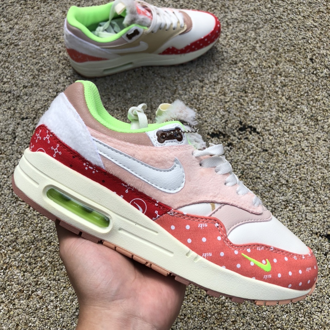 Nike Air Max 1 PRM 中华田园犬彩色拼接汪汪狗跑步鞋