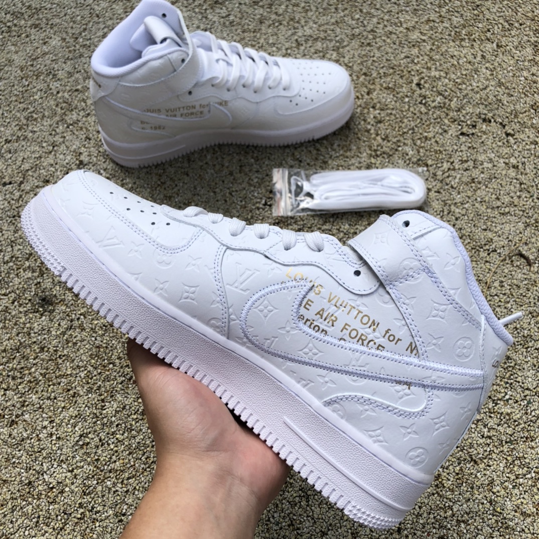 Louis Vuitton LV x Nike Air Force 1联名AF1 空军一号联名LV