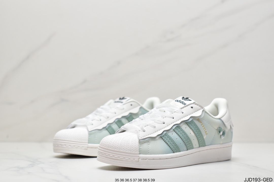 Adidas adidas Clover Originals Superstar Shell Head Classic Versatile Casual Sports Sneakers