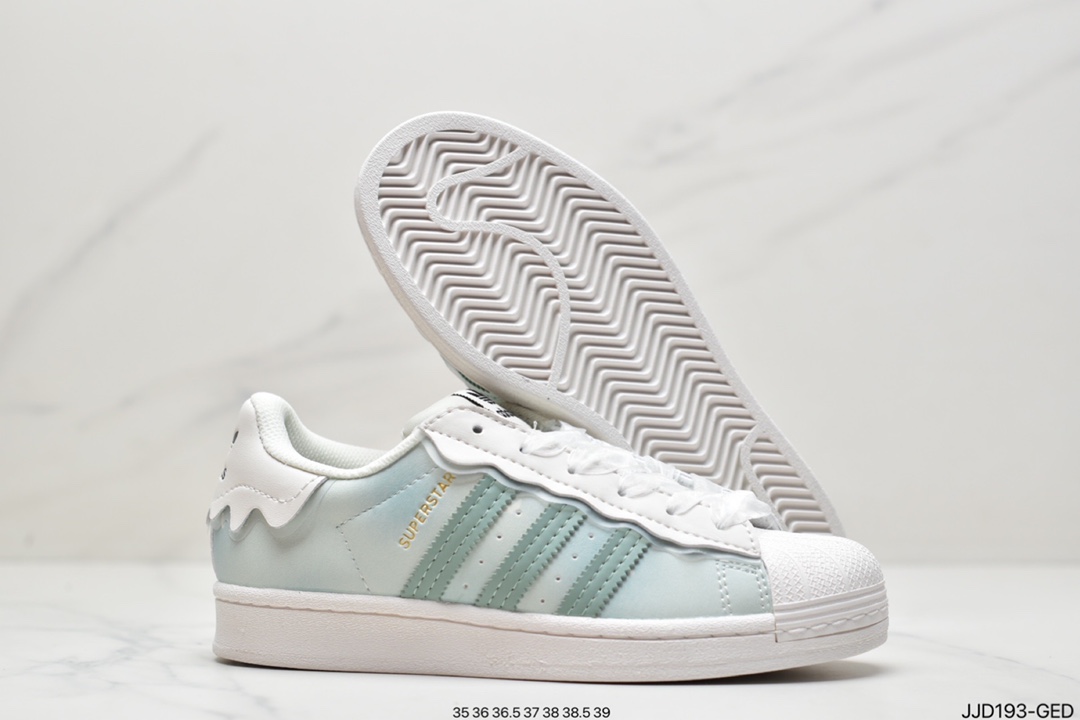 Adidas adidas Clover Originals Superstar Shell Head Classic Versatile Casual Sports Sneakers