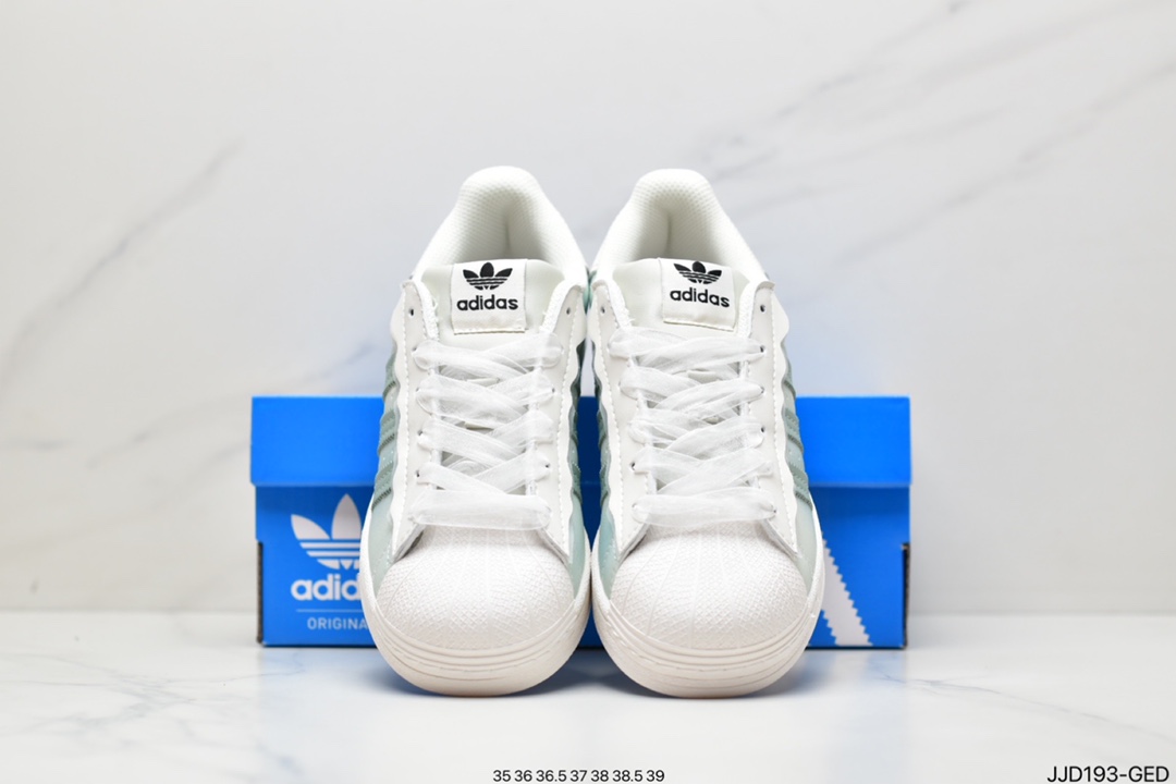 Adidas adidas Clover Originals Superstar Shell Head Classic Versatile Casual Sports Sneakers