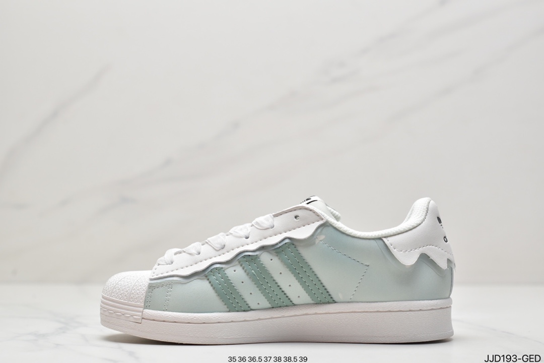 Adidas adidas Clover Originals Superstar Shell Head Classic Versatile Casual Sports Sneakers