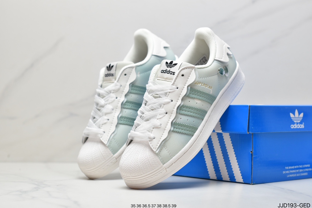 Adidas adidas Clover Originals Superstar Shell Head Classic Versatile Casual Sports Sneakers