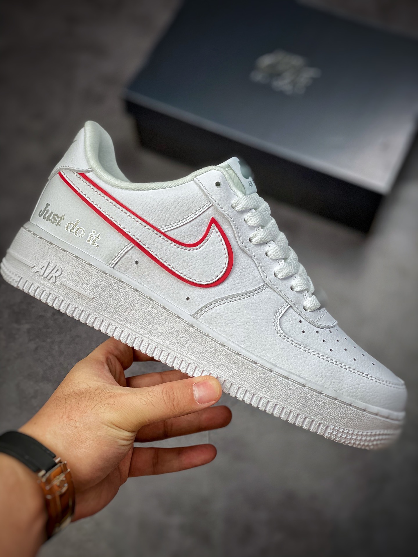 Nike Air Force 1 Low 07 White Red DQ0791-100