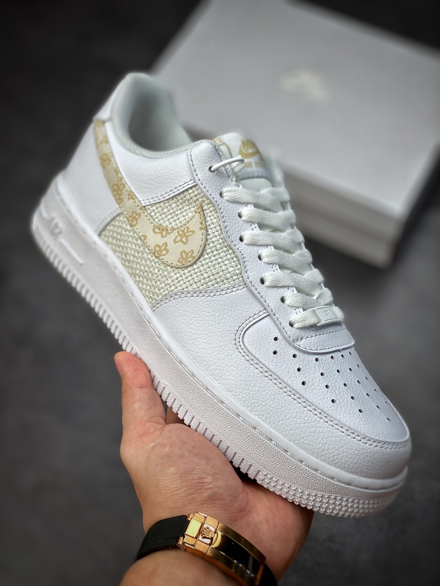 Nike Air Force 1 Low 07 Embroidery Hook DO9458-100