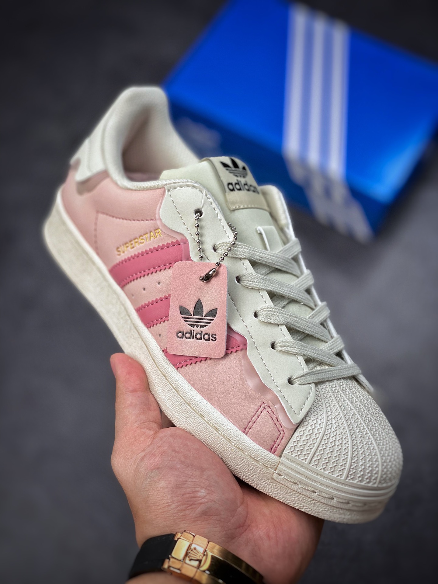 Adidas Originals Superatar Sakura Cream Powder Shell Head GW4441