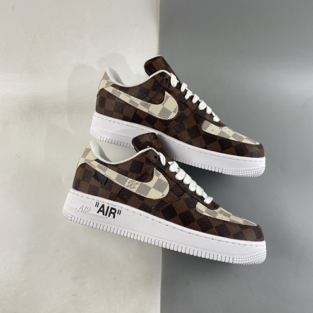 Nike Air Force 1 LV Plaid Air Force One Official Sync