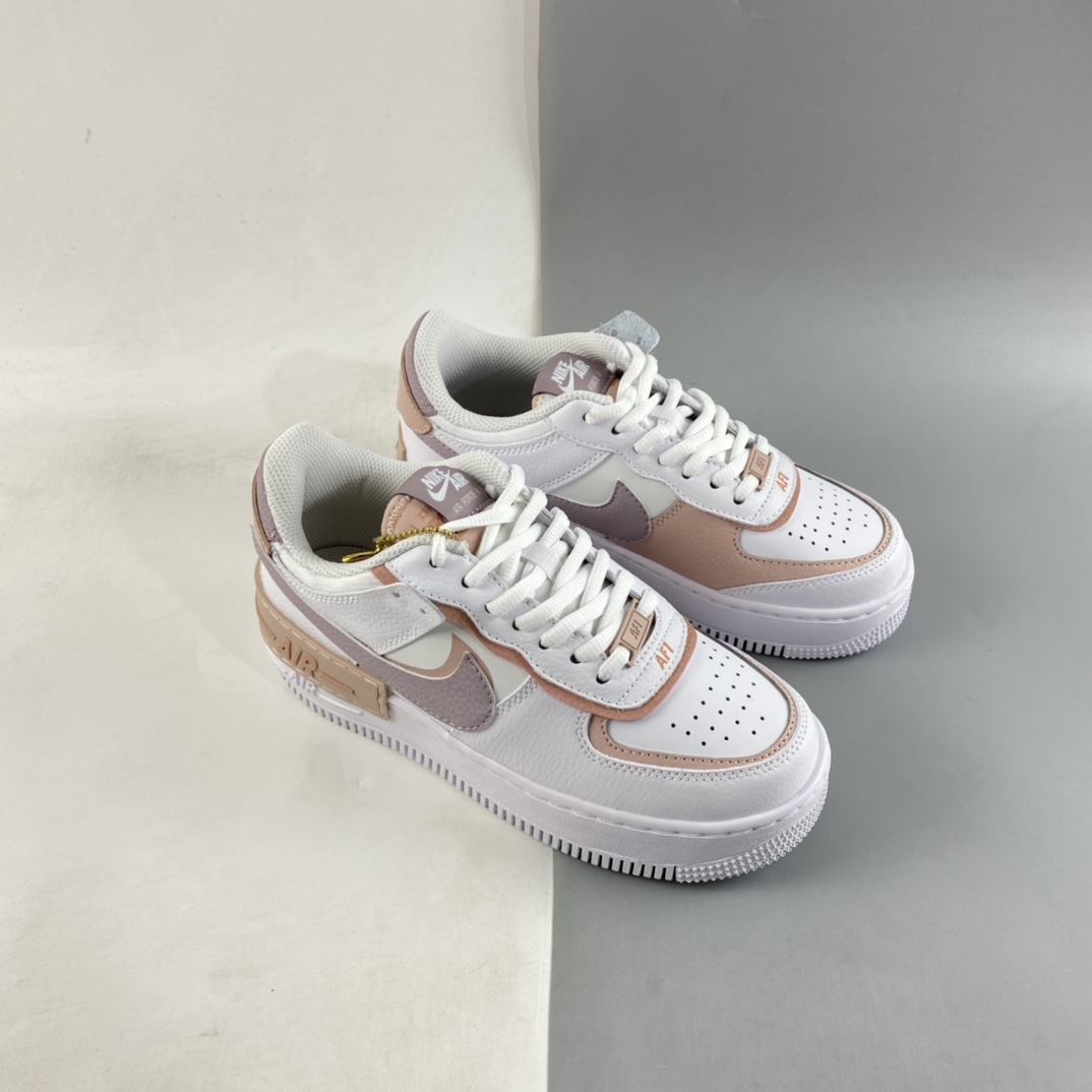 P200  Nike Air Force 1 Shadow 空军一号轻量增高低帮百搭板鞋 CI0919-113