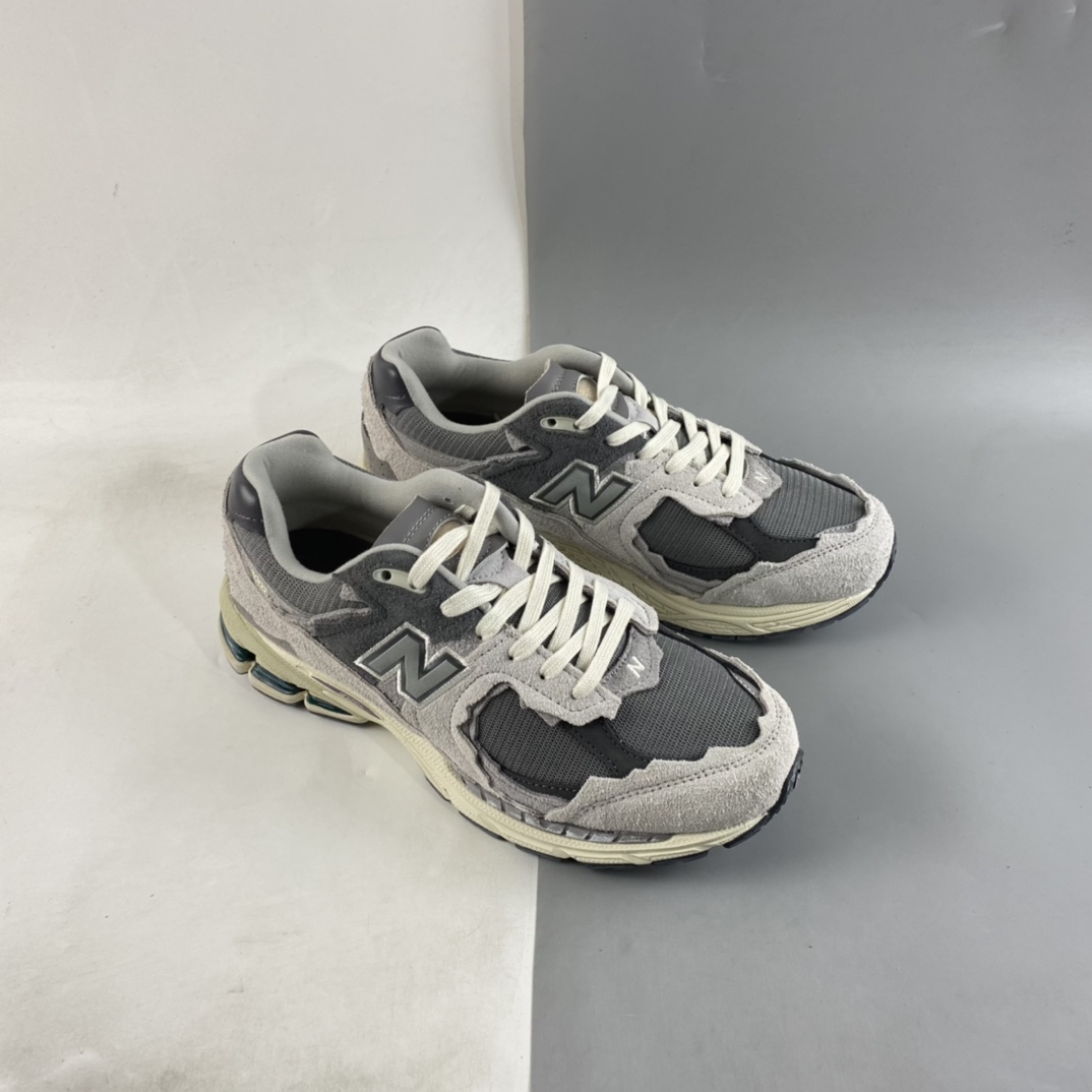 New Balance ”Protection Pack” 2002 series rain cloud gray retro casual running shoes M2002RDA