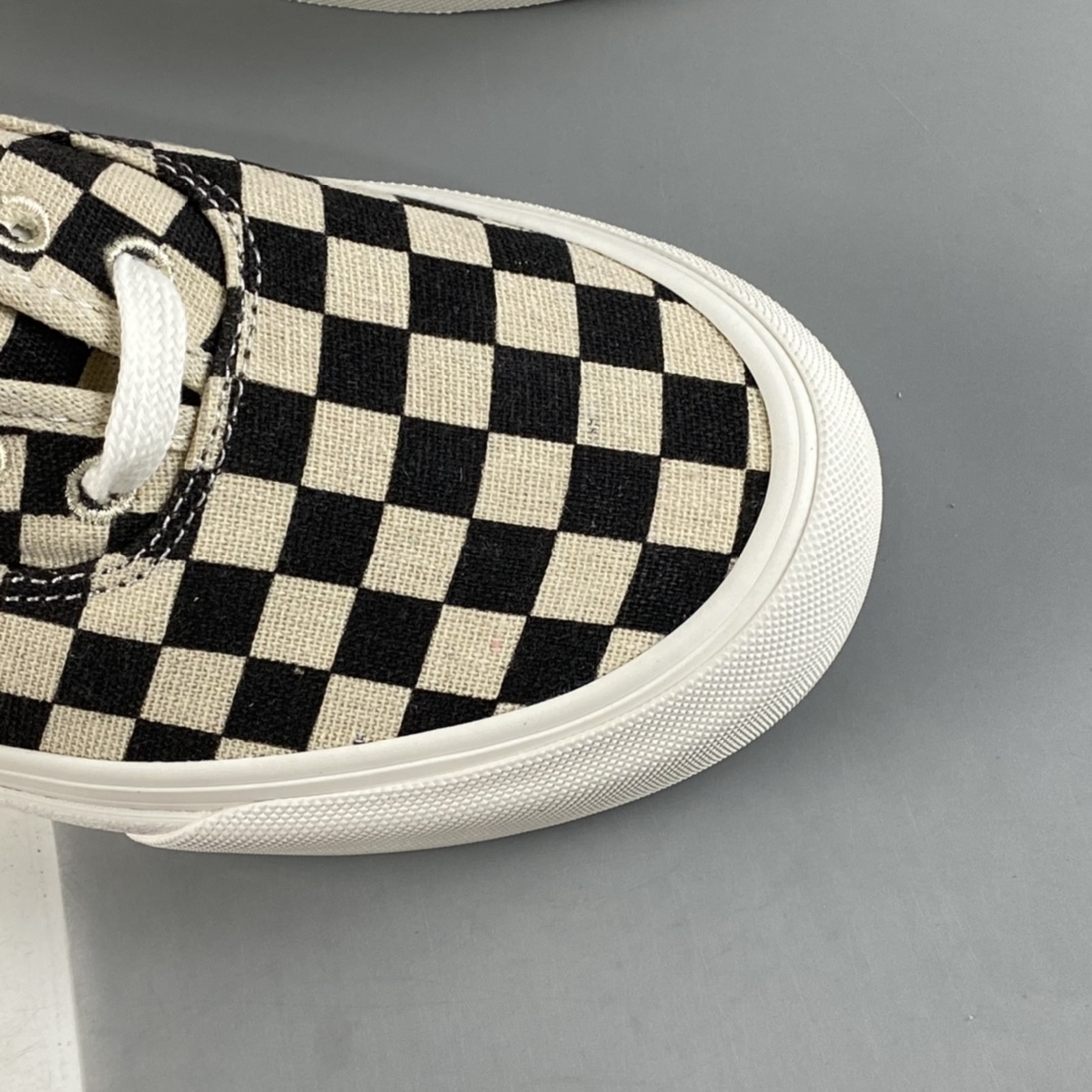 Vans Authentic SF ECO eco-friendly cotton material/retro checkerboard/classic low-top canvas shoes VN0A5JMH705