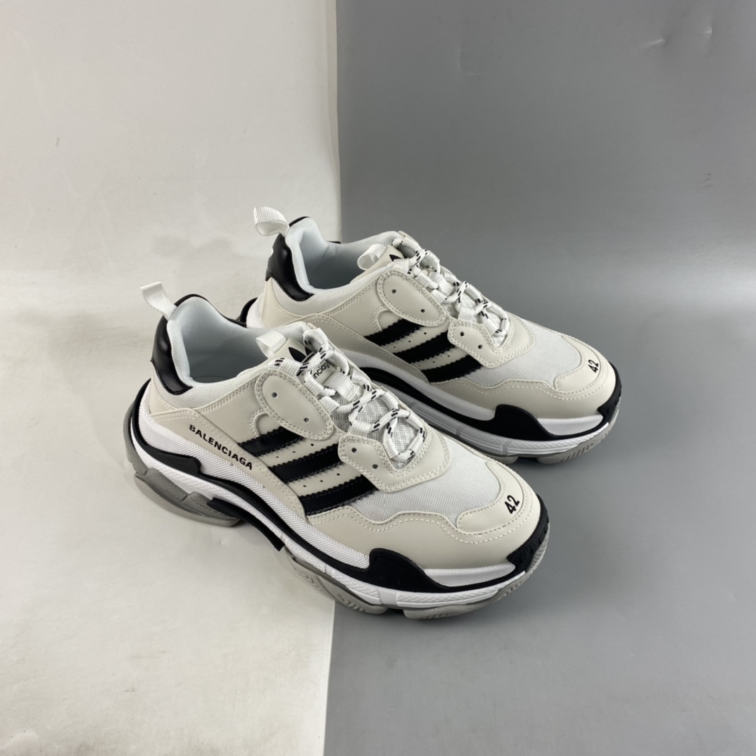 P370  Adidas x Balenciaga Triple S 联名款 巴黎世家复古老爹鞋 W2FW11002