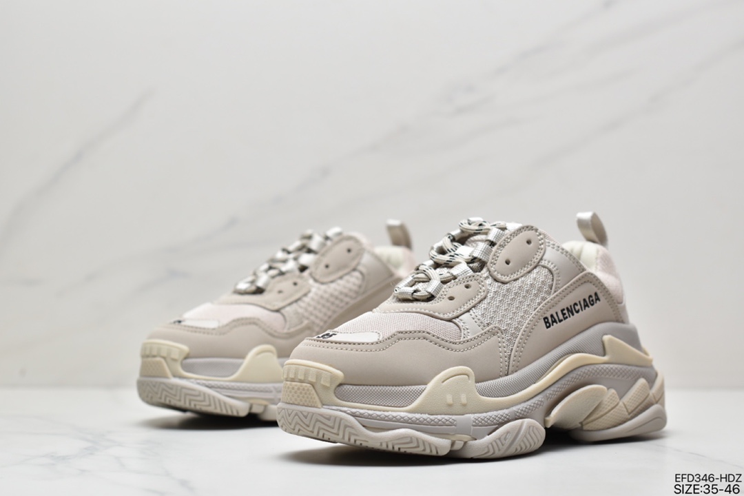 390 Balenciaga Triple S O巴黎世家复古老爹鞋 536737 W2FW1 4561