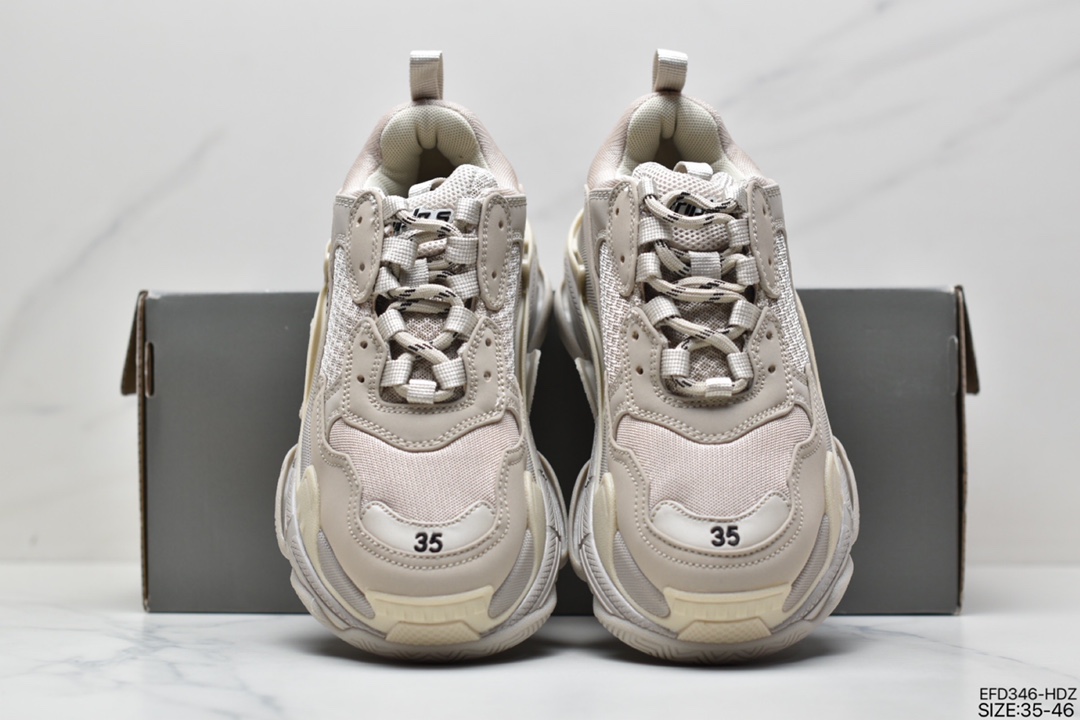 390 Balenciaga Triple S O巴黎世家复古老爹鞋 536737 W2FW1 4561