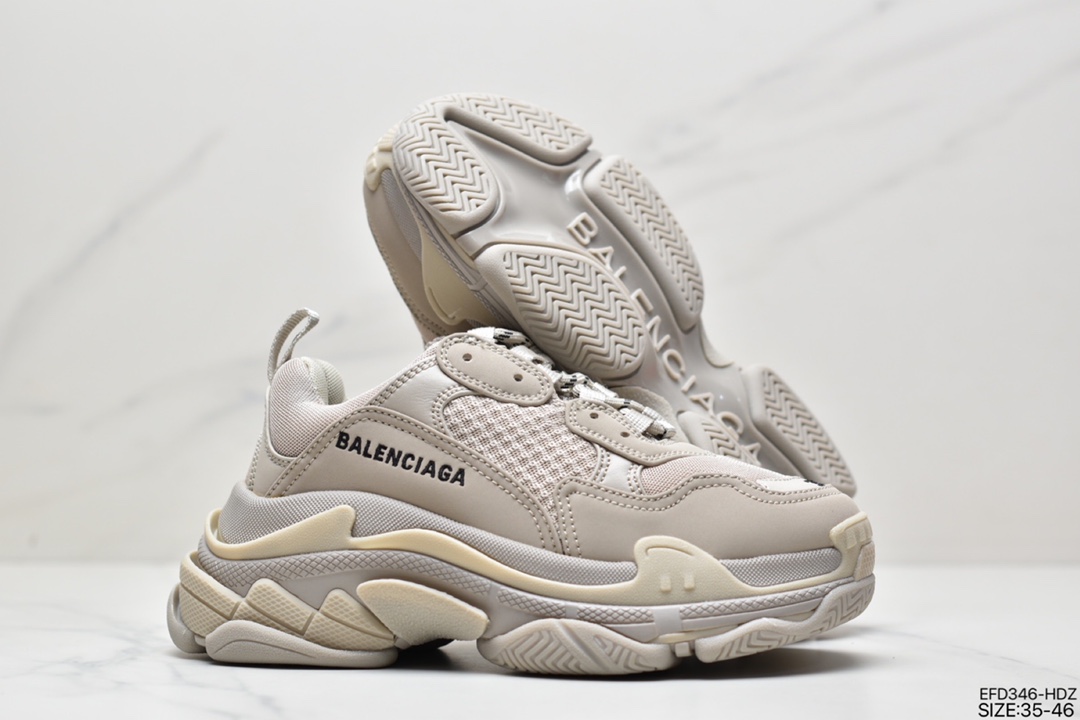 390 Balenciaga Triple S O巴黎世家复古老爹鞋 536737 W2FW1 4561