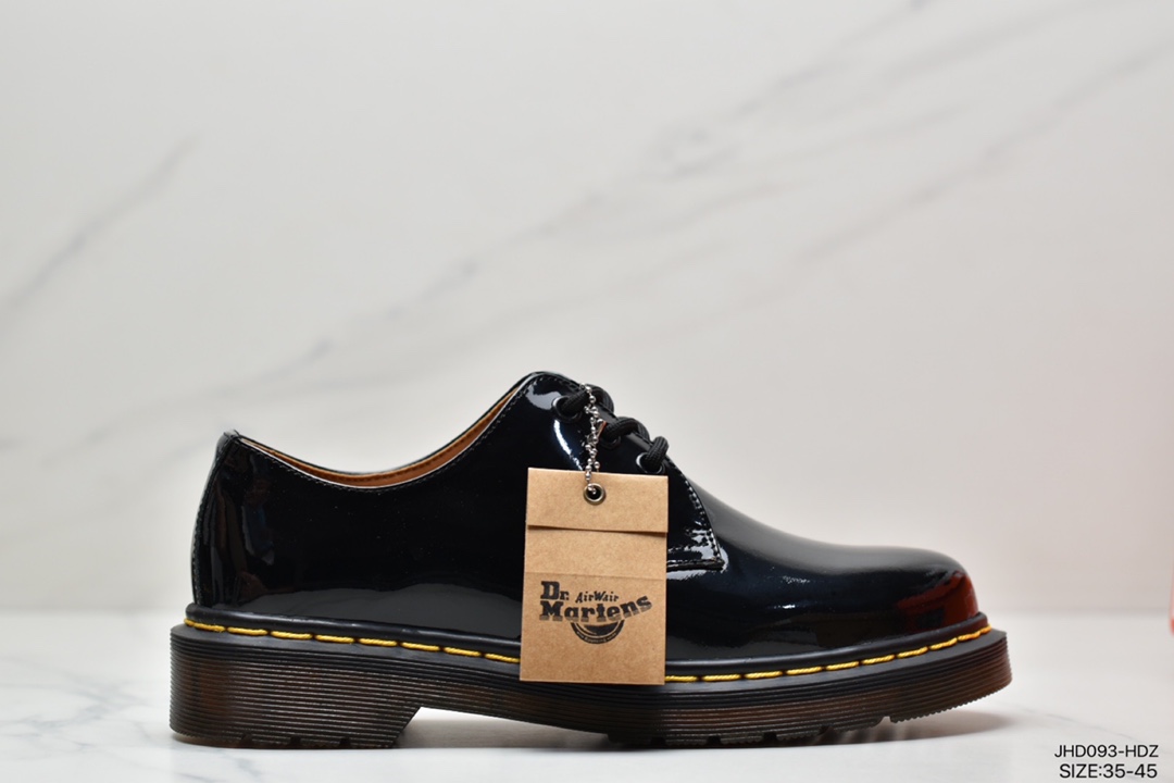 Net red classic Dr.martens exclusive first 21s Martin boots 1461 low-top sponge cake in the thick bottom series