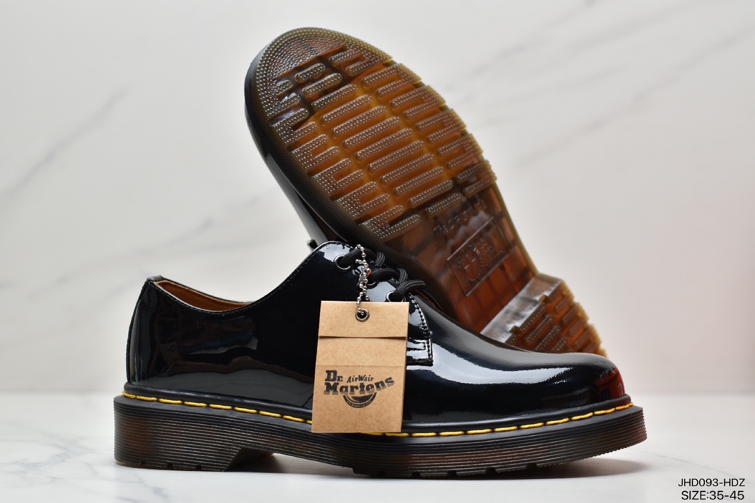 Net red classic Dr.martens exclusive first 21s Martin boots 1461 low-top sponge cake in the thick bottom series