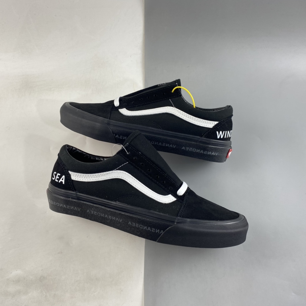 Vans Japan - WIND AND SEA co-branded model, Black Samurai series VANSANDSEA1