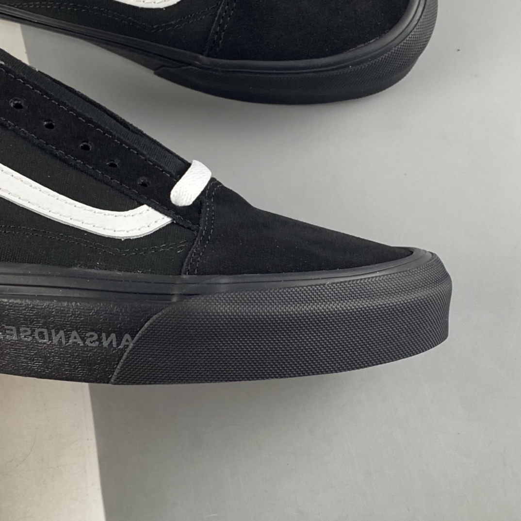 Vans Japan - WIND AND SEA co-branded model, Black Samurai series VANSANDSEA1