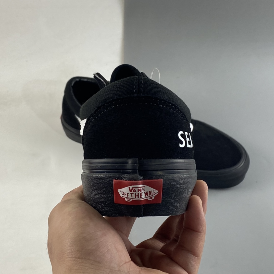 Vans Japan - WIND AND SEA co-branded model, Black Samurai series VANSANDSEA1