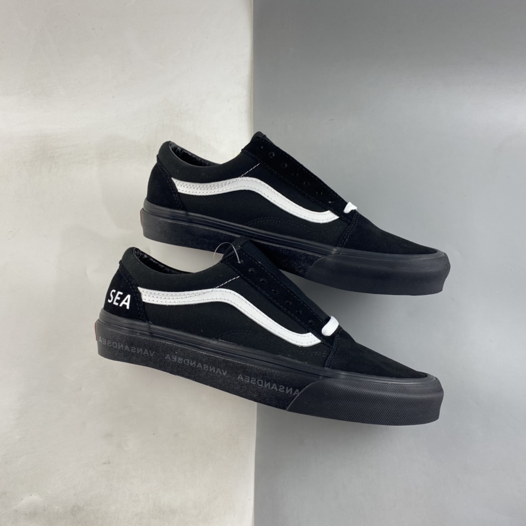 Vans Japan - WIND AND SEA co-branded model, Black Samurai series VANSANDSEA1