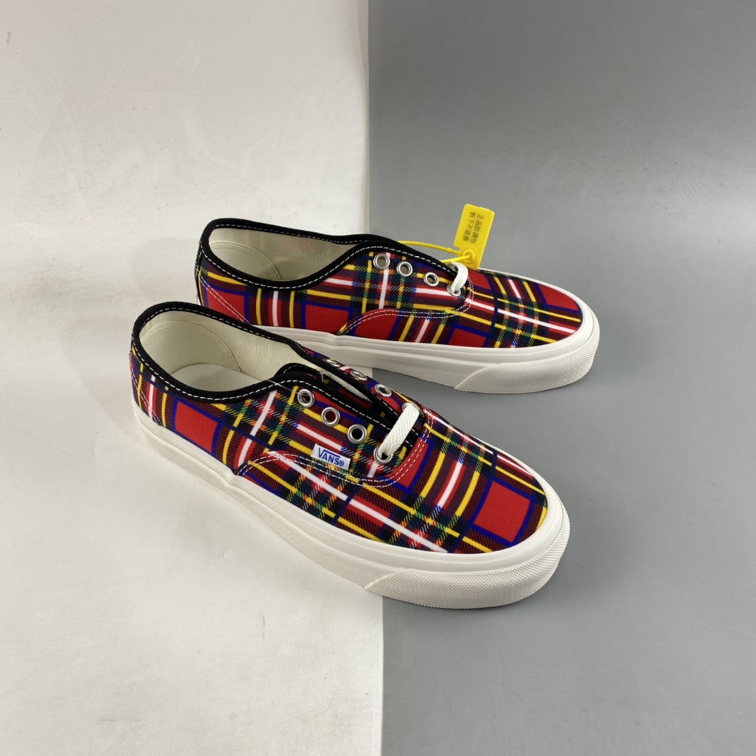 Vans Style 44 Vans Official Color Anaheim Scottish Plaid Low-Top Sneakers VN0A5KX4RGR