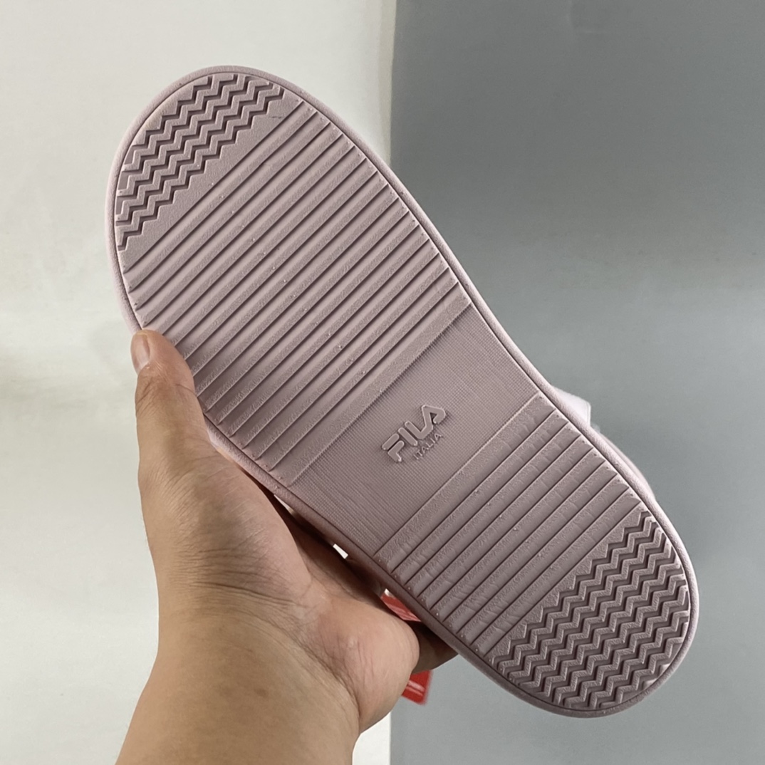 Fila Fila 2022 summer new modern donut series women's thick bottom casual beach slippers F12W221404FGL