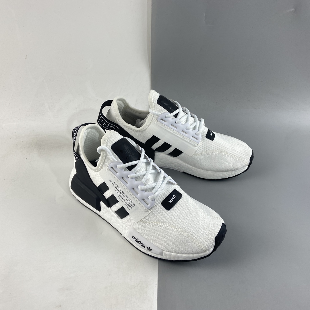 Adidas NMD_R1 V2 Adidas clover low-top casual popcorn running shoes FV9022