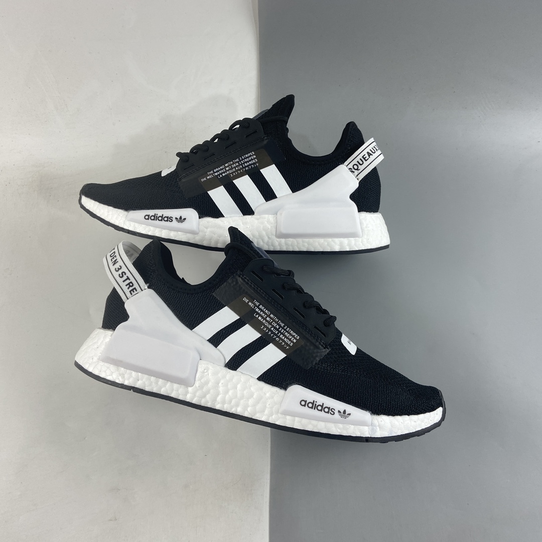 Adidas NMD_R1 V2 Adidas clover low-top casual popcorn running shoes FV9021