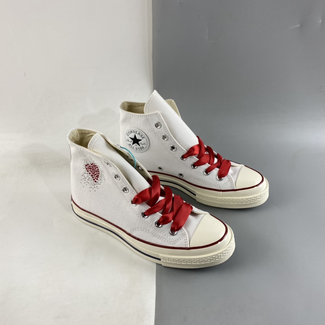 Converse Chuck Taylor All Star 1970s Rhinestone Heart