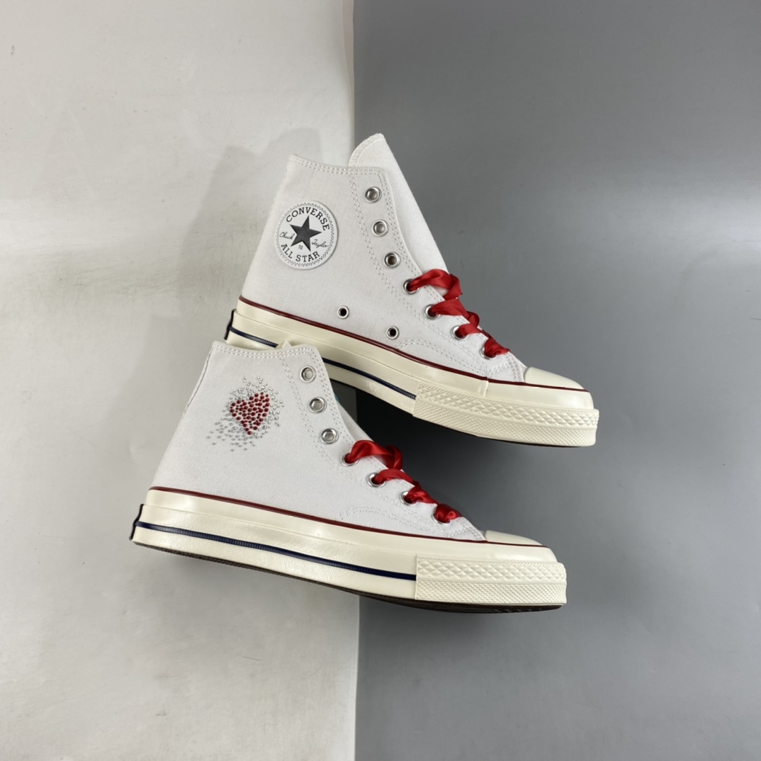 Converse Chuck Taylor All Star 1970s Rhinestone Heart