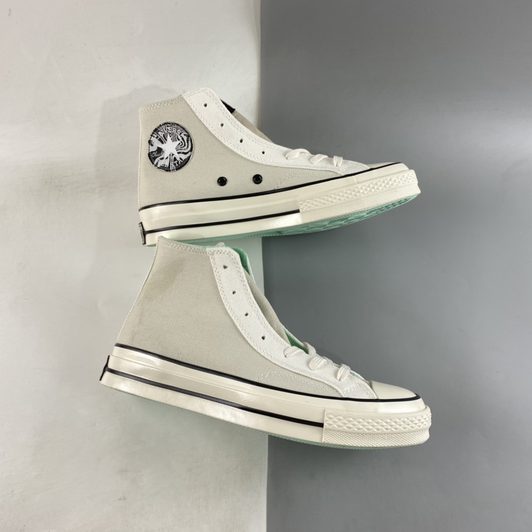 Converse Chuck 70s official new summer new product stitching contrast canvas shoes A00742C